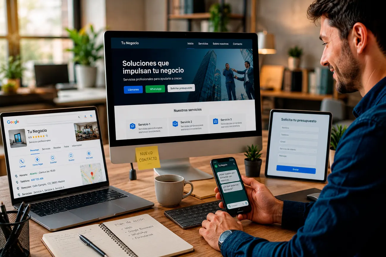 Web para captar clientes